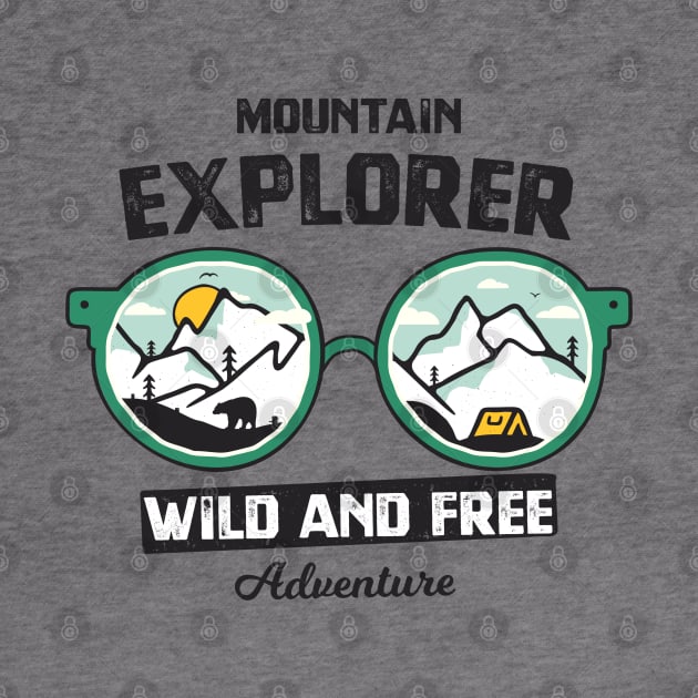 Mountain Explorer- Wild And Free Adventure by busines_night